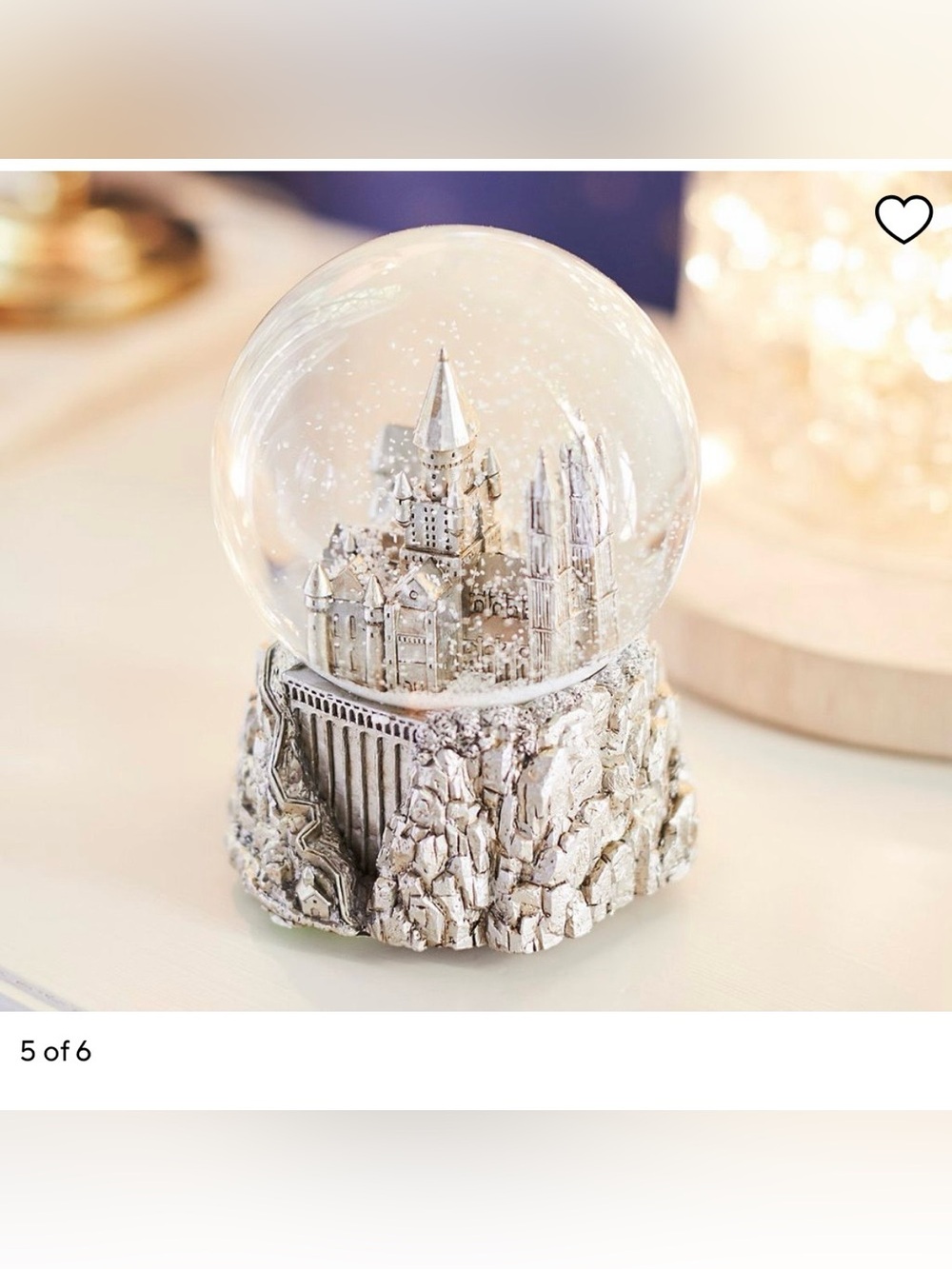 Pottery Barn Kids Harry Potter Hogwarts Castle Snow Globe